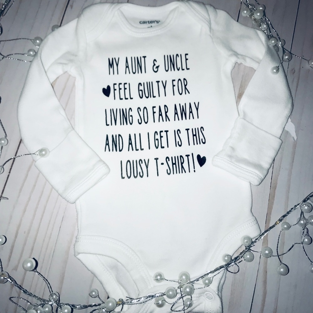 Funny Gift from aunt and uncle Onesie